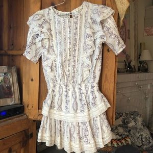 NWOT Loveshackfancy Stella dress size small